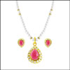 Pearl Pendant  Set - JDEC-0375 - Click here to View more details about this Product